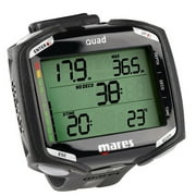Mares Quad Air Wrist Dive Computer - Black/Black